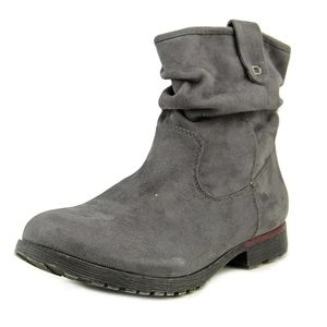 Nine West | Grey Stacey Short Boot Sz 6